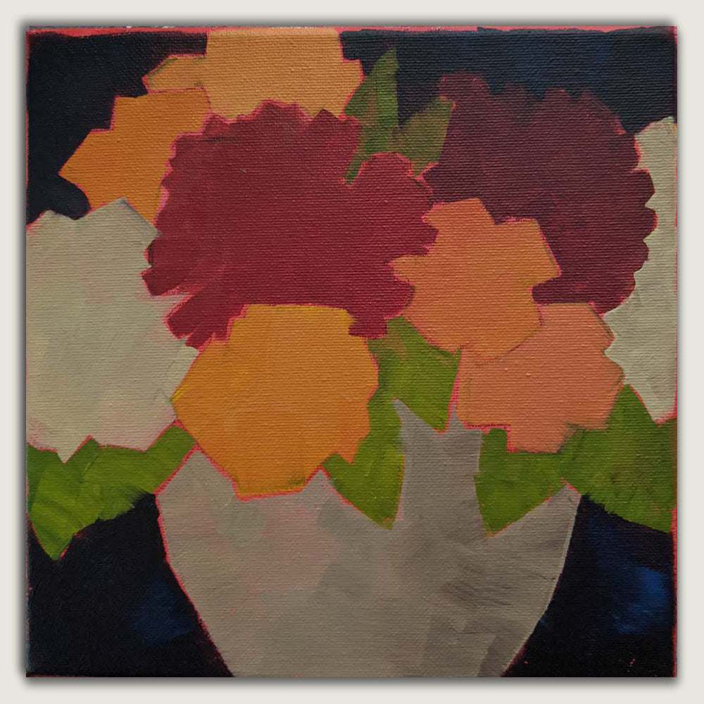 Abstracted Floral Painting - August 3rd