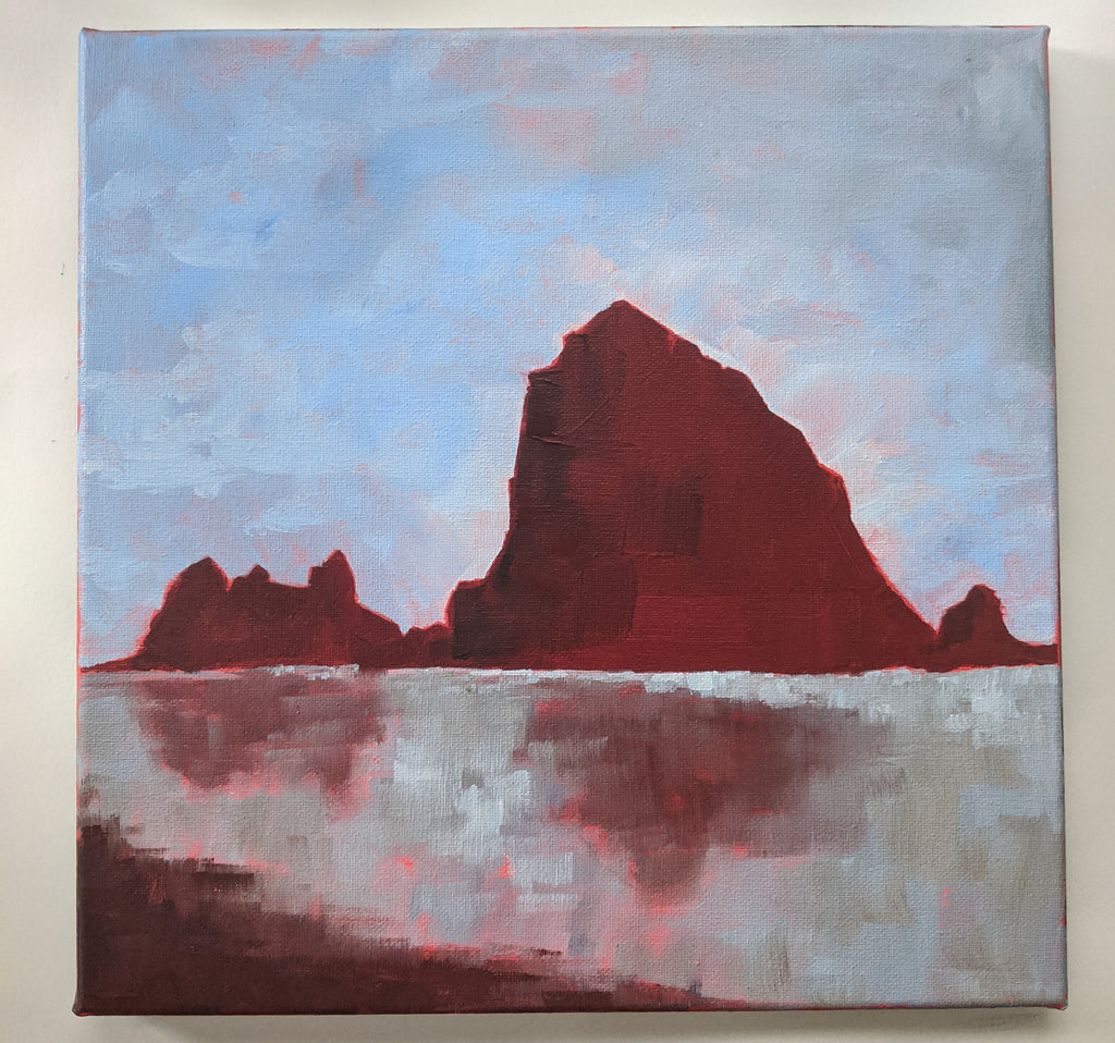 ** for Mike ** 12"x12" - Cannon Beach 4